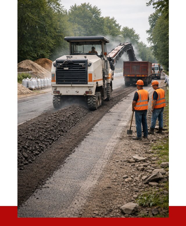 Фрезерованный асфальт в бору от 2286 р./куб. | ПРОНЕРУДБор