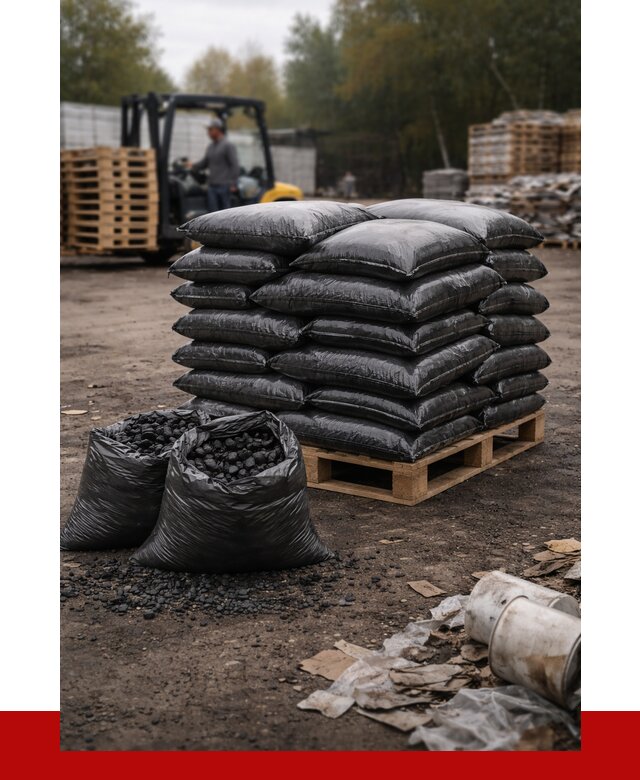 Купить уголь в мешках с доставкой в бору от 7793 р. | ПРОНЕРУДБор