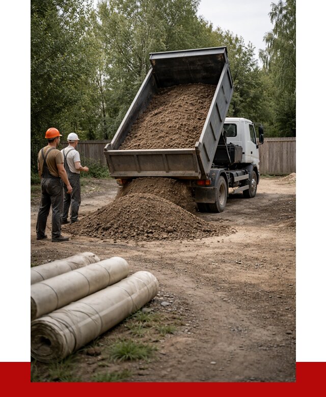 Доставка сыпучих материалов самосвалом в [cvi] от 4364 р. | ПРОНЕРУДБор