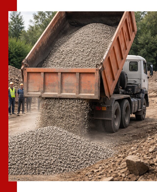 Доставка сыпучих материалов самосвалом в бору быстро и надежно