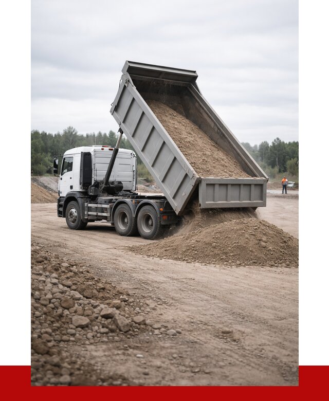 Доставка самосвалом 15 кубов в бору от 6754 руб. | ПРОНЕРУДБор