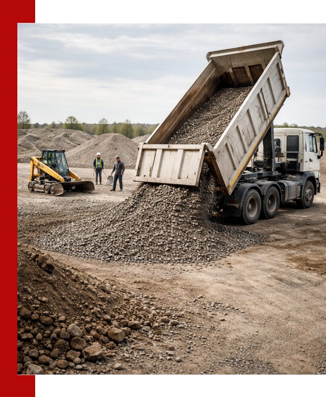 Доставка самосвалом 25 м³ в бору быстро и надежно