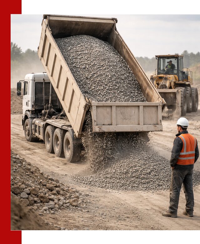 Доставка самосвалом 40 кубов цемента и сыпучих в бору