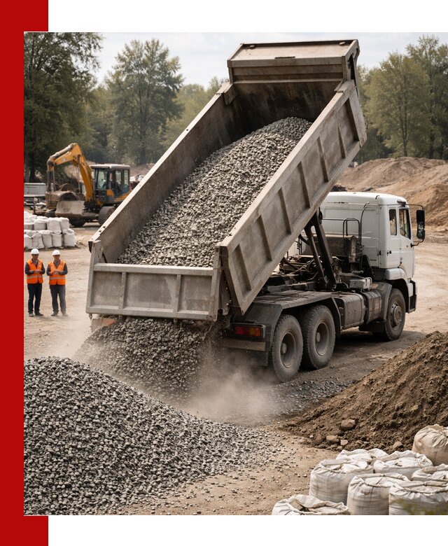 Аренда самосвала в бору для доставки сыпучих и нерудных материалов