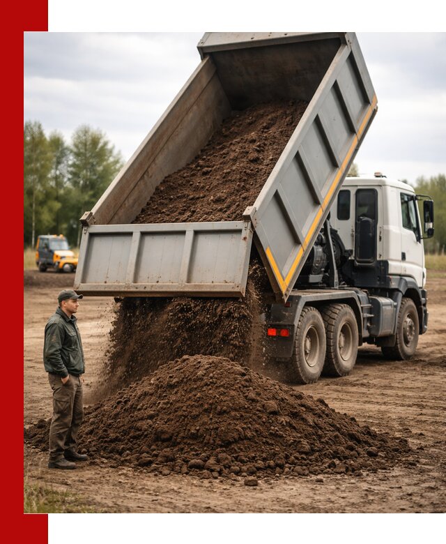 Аренда самосвала с водителем в бору для сыпучих грузов и навоза