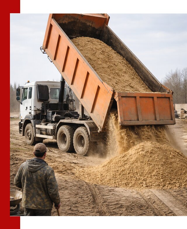 Аренда самосвала 20 тонн для перевозки грузов в бору