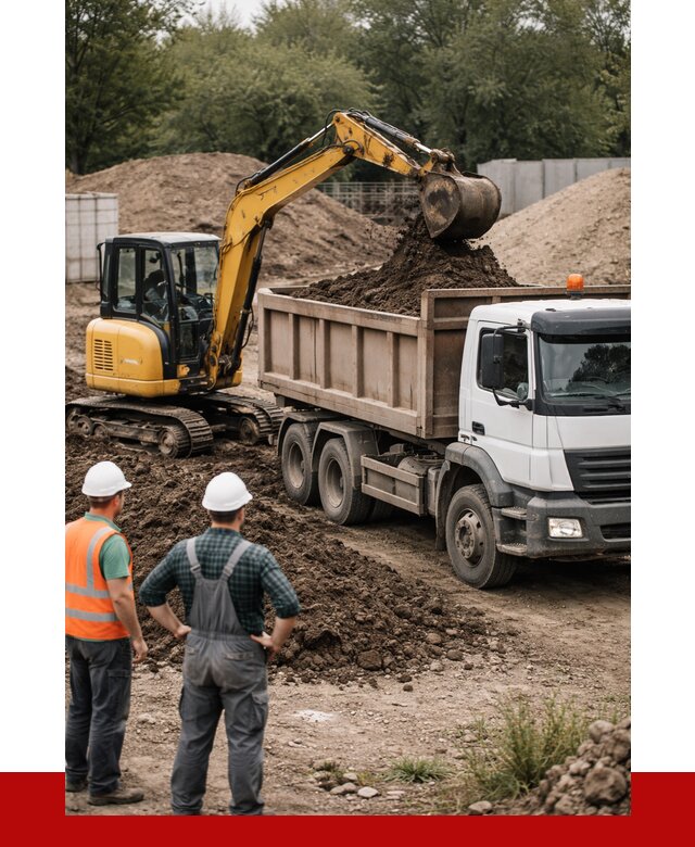 Вывоз грунта в бору от 4676 р. самосвалом | ПРОНЕРУДБор