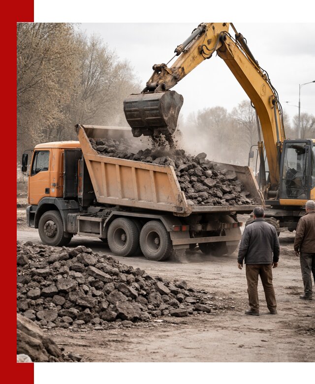 Вывоз асфальта и асфальтового покрытия в бору