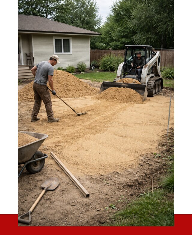 Отсыпка участка песком в бору, от 2598 р., ПРОНЕРУДБор