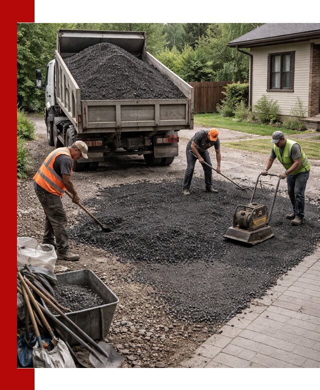 Асфальтовая крошка для двора с доставкой в бору